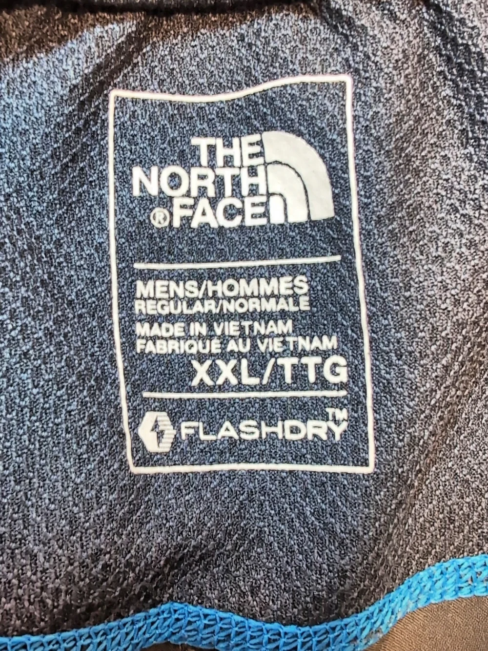 The North Face Men's Athletic Shorts with Blue Trim Size XXL